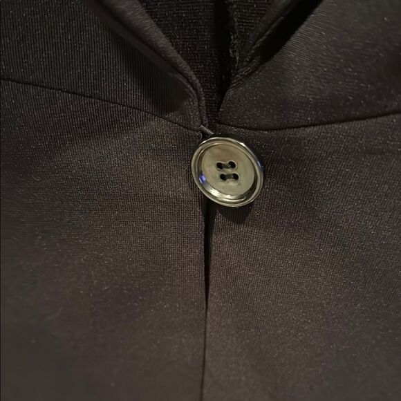 Boston Proper Black Blazer Tailored Suit Jacket size 10 - Picture 4 of 6